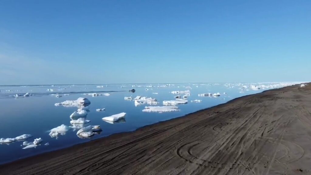 Arctic Ocean drone footage (Barrow, AK)